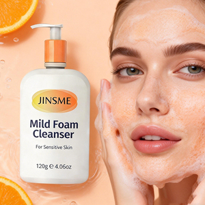 Nettoyant visage crème doux en marque propre 120g avec vitamine B5 vitamine E apaisant hydratant peau sensible service OEM ODM - Product Image 1