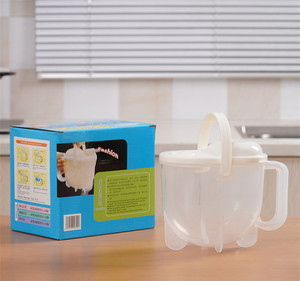Nueva llegada sonrisa escurridor Clip arroz lavado tamiz recipiente con tapa filtro sonrisa filtro cocina Gadget - Product Image 3