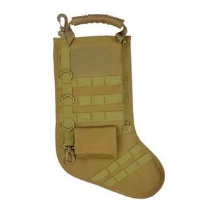 KBW680战术摩尔圣诞长筒袜袋军用风扇配件储物袋圣诞长筒袜悬挂户外运动