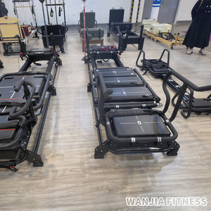 Equipo de Fitness Multifuncional de Aluminio para Pilates, Cama de Pilates Lagree Megaformer para Estudio de <span class=keywords><strong>Yoga</strong></span>, Venta al Por Mayor - Product Image 5