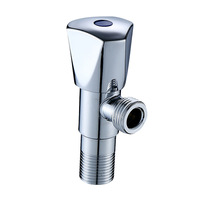 Robinet d'angle multifonctionnel pour salle de bain, prix commercial OEM usine, en acier inoxydable 201, laiton 90 degrés, taille standard 1/2