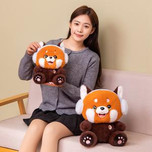 Serie de dibujos animados, juguete de peluche, auriculares, <span class=keywords><strong>mapache</strong></span>, Panda, Husky, conejito, muñeca, relleno de algodón PP para dormir de los niños, juguetes de animales de peluche - Product Image 4