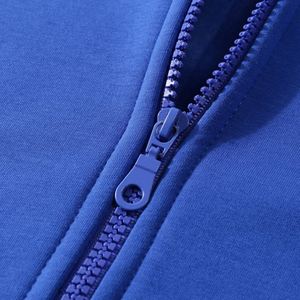 High Quality Custom Heavyweight Hooded up Jacket Tracksuit Fleece Cotton Pullover Sweatshirt Mens Full Zip Hoodie - Product Image 4
