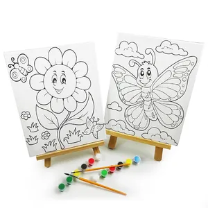 Набор для рисования для детей, принадлежности для рисования, детская живопись на холсте
