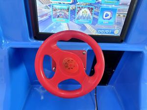 <span class=keywords><strong>Volant</strong></span> <span class=keywords><strong>de</strong></span> moto en plastique HD durable, accessoire <span class=keywords><strong>de</strong></span> jeu d'arcade Crazy Racing Fire Car, à monnayeur, résistant aux intempéries - Product Image 4