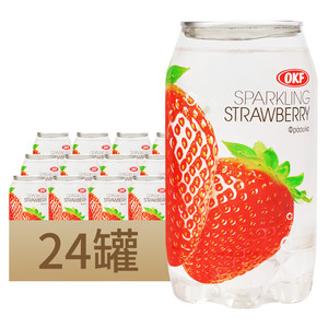 Bebida Coreana OKF con Sabor a Limón, Burbujas con Sabor a Fruta, Sandía, Fresa, Uva, Varios Sabores, Bebida Carbonatada de 350 ml - Product Image 6