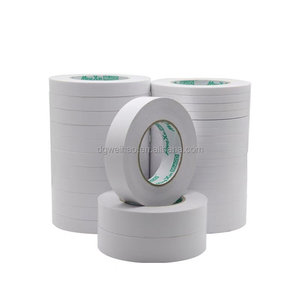 High Bonding Double Sided Tissue Tape Quality Hotmelt Base Decals Office Fix Wholesale White Sticky Adhesive Paper Film Holt