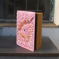 3D Dragon Relief Leder Tagebuch Buch A5deluxe Animierte geprägte gravierte handgemachte Wärme bindung 244 Blatt Notizblock Sammlung