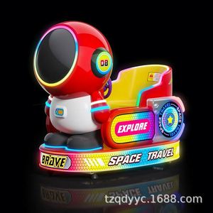 Máquina de columpio eléctrico infantil con pantalla grande MP5, modelo Astronauta, para centro comercial, juegos recreativos y parques de atracciones, venta al por mayor - Product Image 1