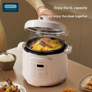 <span class=keywords><strong>Pentola</strong></span> <span class=keywords><strong>a</strong></span> <span class=keywords><strong>Pressione</strong></span> Elettrica Multifunzione in Acciaio Inox <span class=keywords><strong>5</strong></span> <span class=keywords><strong>Litri</strong></span> <span class=keywords><strong>5</strong></span>-in-1 Regolazione Automatica della Temperatura Display LED 1000W 220V - Product Image 4