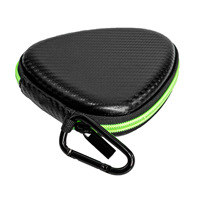 Étui rigide pour médiators de guitare en EVA durable, pochette de rangement portable pour médiators de guitare avec poches en filet