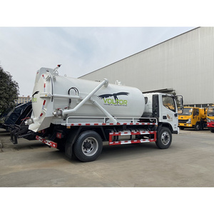 Camion d'aspiration des eaux usées Foton 4X2 Diesel 8CBM, véhicule de nettoyage des égouts, nettoyage des fosses septiques, dragage municipal, industriel - Product Image 5