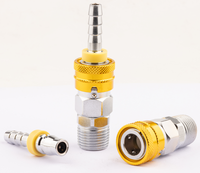 Raccord rapide pneumatique en acier au carbone chromé série PCC pour outils pneumatiques industriels