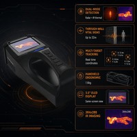 Caméra thermique murale miniature LD-RI PRO 1,6 kg, radar infrarouge double mode 384x288, dispositif de sauvetage portable multi-cibles haute précision IP67