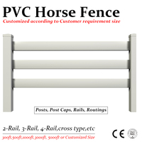 Clôture pour chevaux en PVC robuste, imperméable, résistante à la corrosion, testée CE, conforme aux normes internationales, en promotion