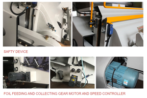 Máquina de troquelado computarizada de gran venta con estampado en caliente y troqueladora - Product Image 6