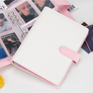 A5 4 túi PU Album ảnh Thiết kế thời trang cá nhân tổ chức thư mục 3 inch Mini ảnh D Ring <span class=keywords><strong>Binder</strong></span> thư mục - Product Image 2
