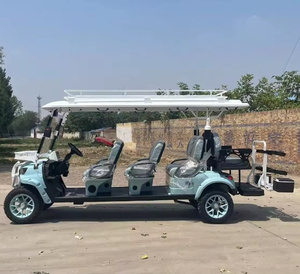 Carrito de Golf Eléctrico de 8 Plazas, Nuevo Estilo, Elevado, Homologado para Circular por la Calle, Buggy Todoterreno con Características de Club Car - Product Image 4