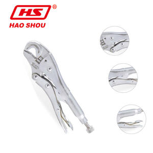 Pince mini robuste de marque Good Hand de Taiwan, pinces à bec courbé, pinces à serrage rapide et pinces de blocage, poignée en PVC, matériau en acier - Product Image 2