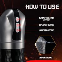 Appareil de masturbation entièrement automatique - Accessoire électrique masculin pour jeux de rôle