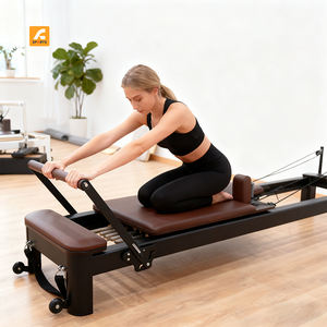 Juego de cinco piezas de Pilates de aluminio/madera ajustable, reformador de cama de Pilato deslizante para ejercicio de cuerpo completo - Product Image 5