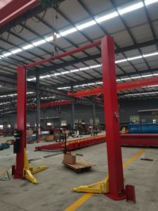 Pont élévateur manuel à double vérin hydraulique pour véhicules, capacité de 4500/5000 kg, à plancher libre, pour ateliers automobiles - Product Image 3