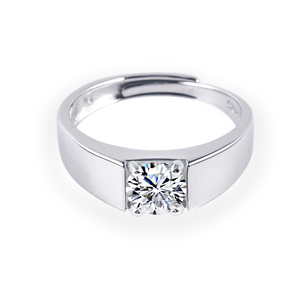 Anello di Alta Qualità per Uomo Gay Placcato Oro 18k con Zirconia Cubica Anelli in Argento Sterling con Gemme Gioielli Anello con Zirconia Cubica per Uomo - Product Image 2