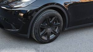 Capuchon de moyeu de roue noir/rose couleur 19 pour modèle Y couvre-roue couvre-jante pour tesla modèle Y - Product Image 4