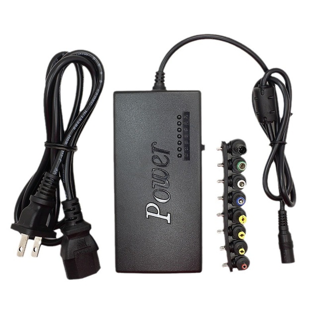 Universal 96W Laptop AC Power Adapter Multifunction Charger 8 Tips DC Output Notebook Power Supply Brand New PC Charger