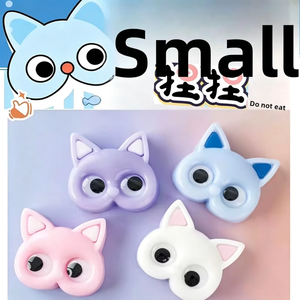 Slow Rising <b>Squishy</b> <b>Cat</b> Roll Stress Relief Toy Cute Multicolor Shapes Squeeze Stress Relief Toy - Product Image 3