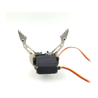 Kit de brazo de Robot STEM 4DOF, Robot educativo de programación DIY con Control PS2, brazo de garra mecánica, Kit de brazo de Robot R3