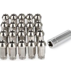 Écrous de roue M12 M14 en acier inoxydable 304, hexagonaux, 19 mm, longueur 50 mm, finition chromée, pour mise à niveau et rénovation - Product Image 2