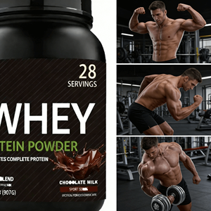 Nutrition sportive de haute qualité, compléments de musculation, prise de masse, isolat de protéines de lactosérum en poudre, utilisation pour adultes, avantages pour la croissance musculaire, 30-39g - Product Image 5