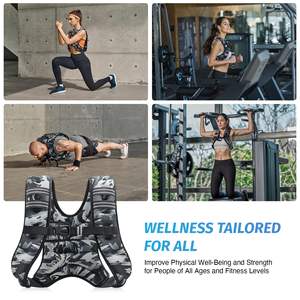 Chaleco con Peso Ajustable de Alta Resistencia para Hombres y Mujeres, para Fitness, Gimnasio, Entrenamiento de Fuerza, Running, Crossfit, Entrenamiento Cardiovascular - Product Image 6