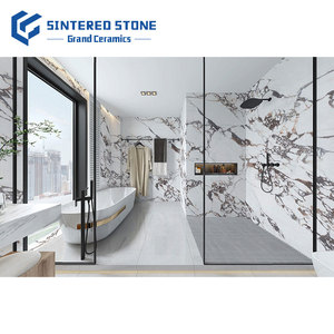 Sang trọng ý Tím calacatta Viola thiêu kết đá slab cho nhà bếp Countertop đá cẩm thạch bồn rửa bảng sàn gạch tường Bảng điều khiển cầu thang - Product Image 4