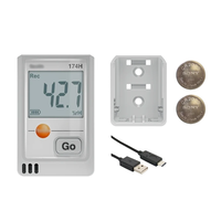 Medidor de Temperatura y Humedad Mini de Alta Precisión Original T174H, Registrador de Temperatura para Oficina y Cuarto Frío 0572 1741