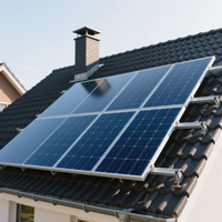 Nouveautés Supports de montage de panneaux solaires sur toit en aluminium Systèmes de montage solaire photovoltaïque sur toit lesté