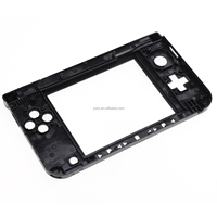 Pièce de rechange blanche et noire pour la coque intermédiaire du boîtier de la console N 3DS XL LL, cadre d'écran