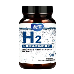 Complément alimentaire pour adultes à base d'hydrogène moléculaire H2, 90 comprimés, non-OGM, qualité alimentaire, durée de conservation de 24 mois, vente chaude OEM/ODM - Product Image 1