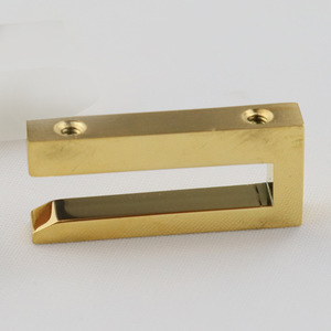 Hebilla metálica en forma de U, color oro acero, duradera para bolsos y artículos de cuero - Product Image 1