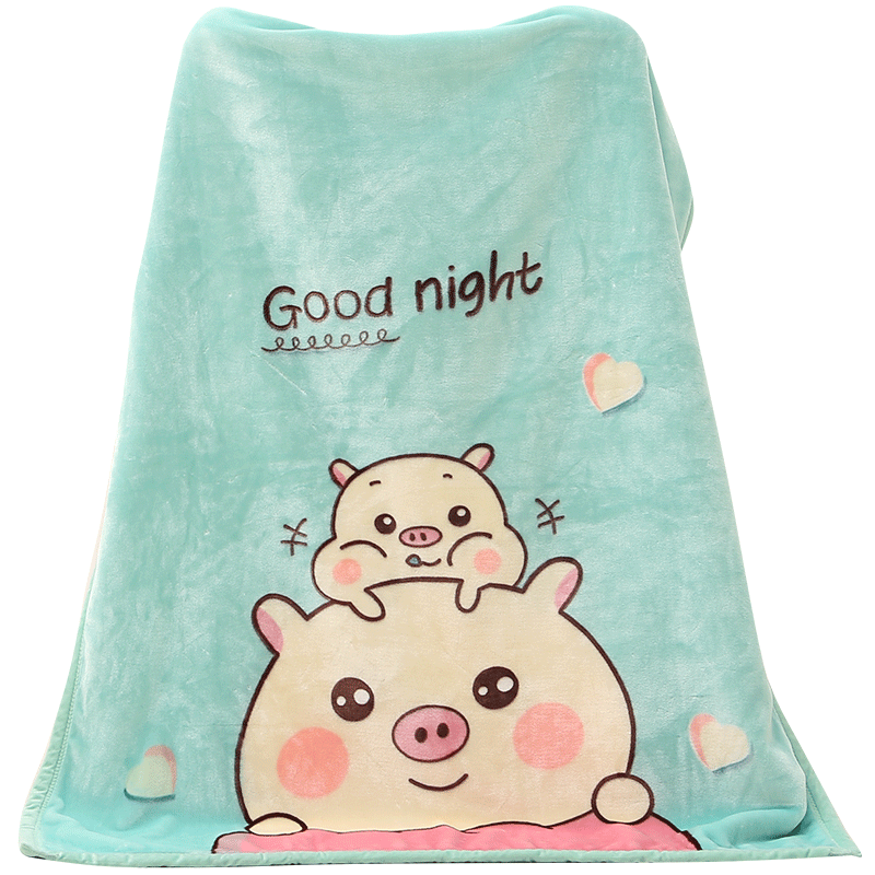 Cochon endormi vert
