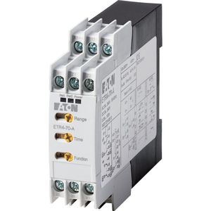 ETR4-70-A Eaton Relay Waktu Multifungsi 24VDC 0.05s~100h Antarmuka Potensiometer Dua Kontak Konvertibel DE - Product Image 1