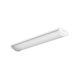 4ft LED Wrap <b>Light</b> Flip-<b>Cover</b> Design 3 CCT Selectable Indoor Commercial Office <b>Ceiling</b> Lighting - Product Image 1
