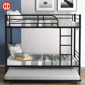 Cama Triple Multifuncional con Estructura Metálica y Tercera Cama Extraíble - Product Image 3
