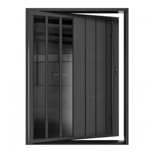 Puerta Pivotante Exterior de Aluminio Fundido Tallado en Acero Inoxidable <span class=keywords><strong>Jordan</strong></span>, Moderna y Segura para Proyectos de Hoteles y Villas - Product Image 2