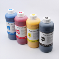 Huile éco-solvant neutre GS-ECO-38 1L 5L à base d'hydrocarbures pour imprimantes grand format DX5 4720, impression numérique extérieure, certifiée MSDS, cuir PU