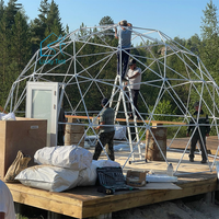 Tentes Dôme Géodésiques de Camping et de Resort en PVC Imperméable et Résistant aux UV, de 3 à 15 Mètres de Diamètre, Prix de Gros, Garantie 10 Ans