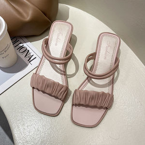 YT Venta caliente precio de fábrica zapatillas vacaciones Casual exterior moda mujer zapatos de fondo plano señora perezoso sandalias - Product Image 5
