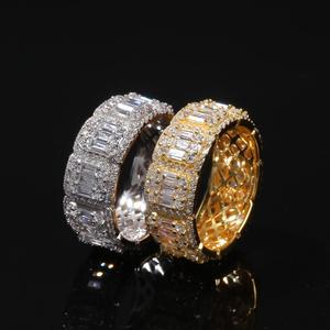 <span class=keywords><strong>Anello</strong></span> Hip Hop con Diamanti Placcato Oro e <span class=keywords><strong>Argento</strong></span> per Uomo e Donna, Ultimo Design, <span class=keywords><strong>Anello</strong></span> Personalizzato <span class=keywords><strong>Infinito</strong></span> Amore - Product Image 6