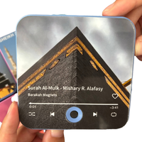 Penjualan terlaris T8 rompi SAJADAH Dua Kun pemutar kulkas dapat diisi ulang suara Audio musik pengajian pengeras suara Quran